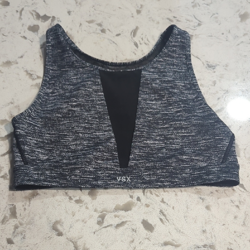 VSX Women's Charcoal and Black Tank Top